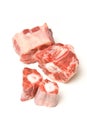Beef oxtail cut meat Royalty Free Stock Photo