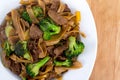 Beef Pad Sew stir fry Royalty Free Stock Photo