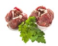 Beef paupiette in studio Royalty Free Stock Photo