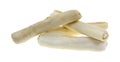 Beef Rawhide Rolls For Dogs Royalty Free Stock Photo