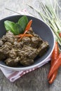 Beef Rendang, Indonesian food.