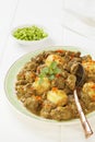 Beef Rendang on a Light Background Royalty Free Stock Photo