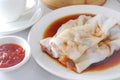 Beef rice roll Royalty Free Stock Photo