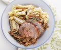 Beef Roast and Vegetables Royalty Free Stock Photo