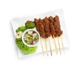 Beef Satay Sate Daging Indonesia Food Appetizer Easy dish Style