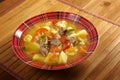Beef soup Lecho Royalty Free Stock Photo