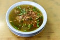 Beef soup, Nice food Royalty Free Stock Photo