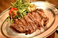 Beef steak on plate, Grilled japanese wagyu.