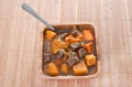Beef stew bowl Royalty Free Stock Photo