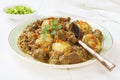 Beef Stew in a Bowl Royalty Free Stock Photo