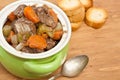 Beef stew with celery and carrot Royalty Free Stock Photo