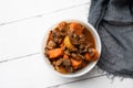 Beef Stew French cuisine Beef Bourguignon Royalty Free Stock Photo
