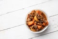 Beef Stew French cuisine Beef Bourguignon Royalty Free Stock Photo