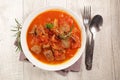 Beef stew with tomat sauce