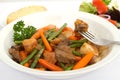 Beef Stew with Vegetables Royalty Free Stock Photo