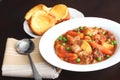 Beef stew with Yorkshire pudding