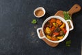 Beef stewed with vegetables Royalty Free Stock Photo