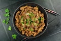 Beef Stir Fry with Rice Royalty Free Stock Photo