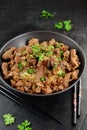 Beef Stir Fry with Rice Royalty Free Stock Photo