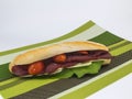 Beef sub sandwich Royalty Free Stock Photo