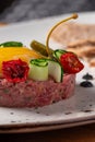 Beef Tartare with Eggs Yolk