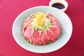 Beef tataki set Royalty Free Stock Photo