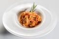 Beef tripe with bolognese tomato sauce