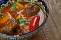 Beef Vindaloo curry Royalty Free Stock Photo