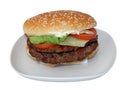 Beefburger Royalty Free Stock Photo
