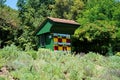 Beehive in the garden of Olimje castle