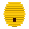 Beehive icon, flat style