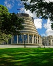 The Beehive - New Zealand parliament building in Wellington Royalty Free Stock Photo