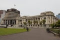 Beehive and New Zealand Parliament building, Wellington, New Zealand