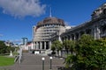 The Beehive, the seat of power in New Zealand