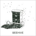 Beehive vector