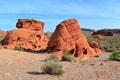 Valley of Fire State Park with Beehives Rock Formations in Morning Light, Desert Landscape, Nevada