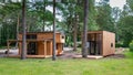 Dutch wooden tiny houses