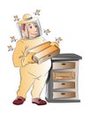 Beekeeper, illustration