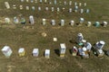 Beekeepers working to collect honey