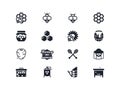 Beekeeping icons. Lyra series