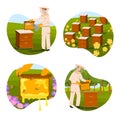 Beekeeping Round Compositions Collection