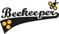 Beekeper word Royalty Free Stock Photo