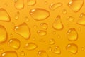 Beer abstract background. Condensate glass in macro texture.