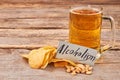 Beer alcoholism concept. Royalty Free Stock Photo