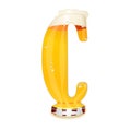 BEER ALPHABET letter C