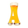 BEER ALPHABET letter A