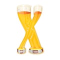 Beer alphabet letter X