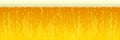 Beer background, foam froth bubbles texture. Horizontal amber foam or cold fresh beer pattern background