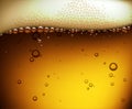 Beer background. Highly realistic illustration with the effect o Royalty Free Stock Photo