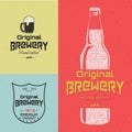 Beer badges logos and labels for any use Royalty Free Stock Photo